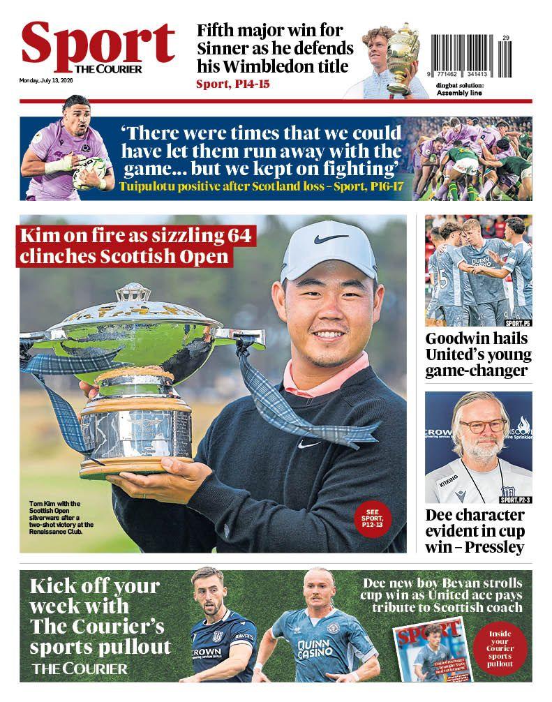 The Courier back page