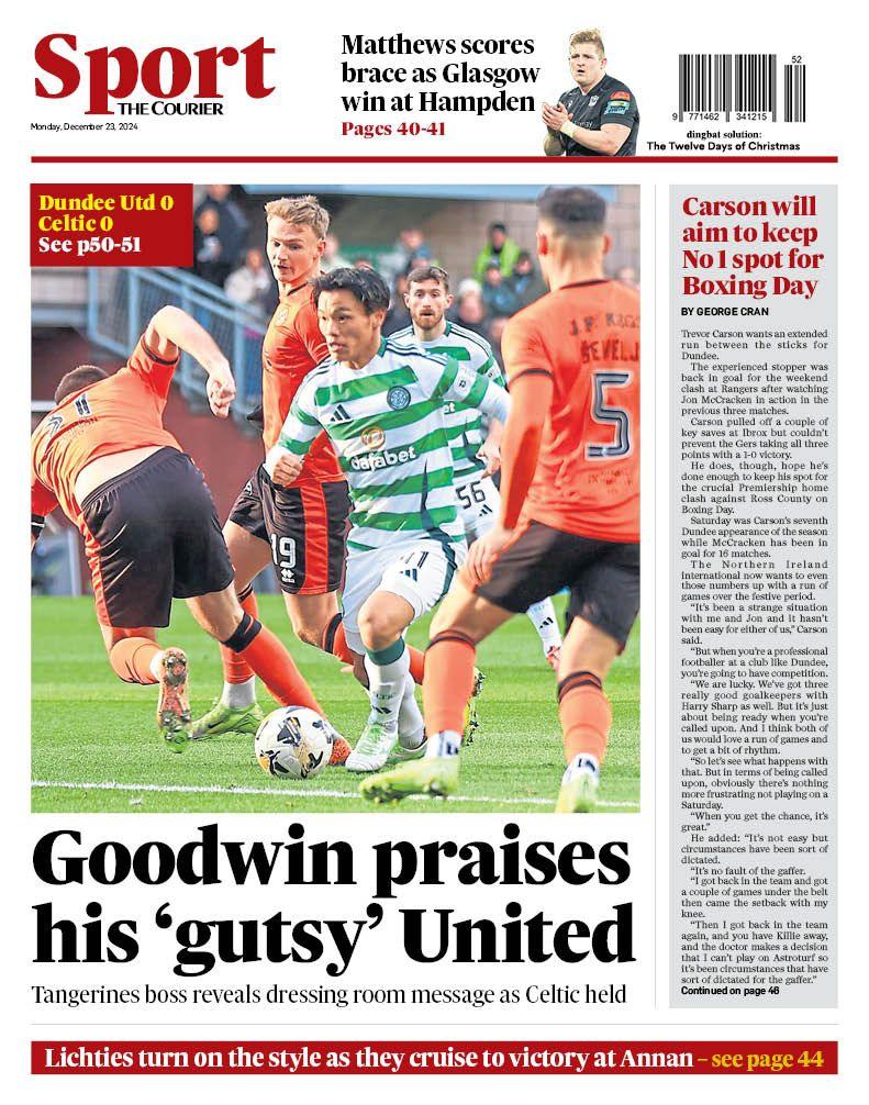 The Courier back page