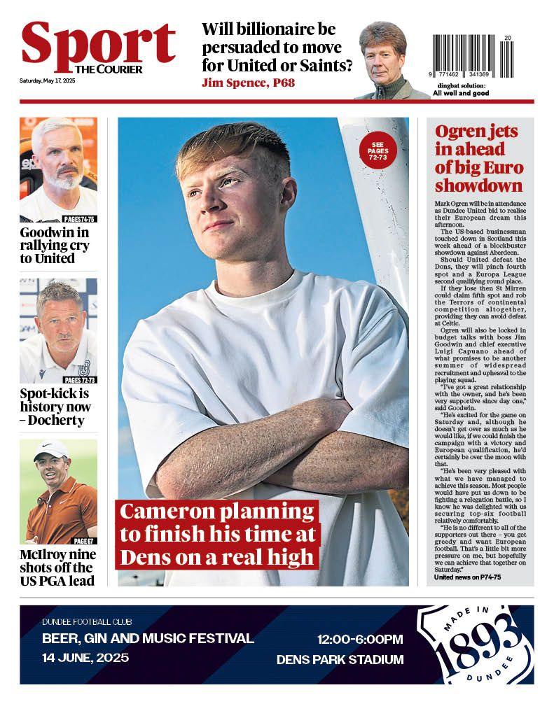 Courier back page