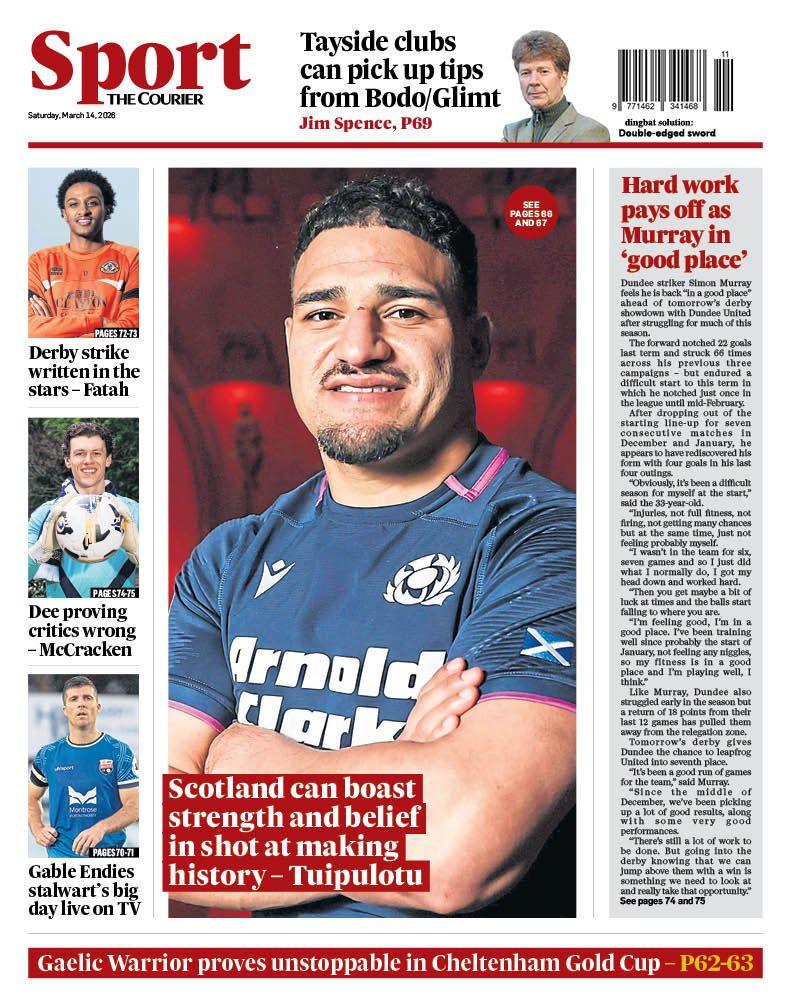 The Courier back page