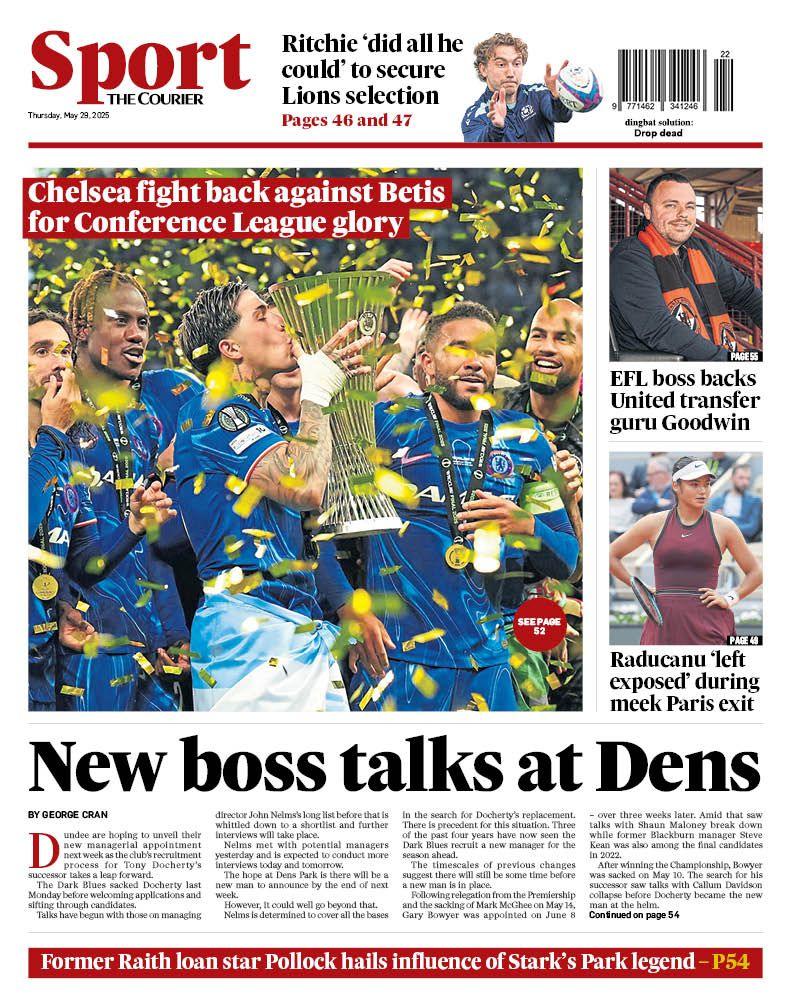 Courier back page