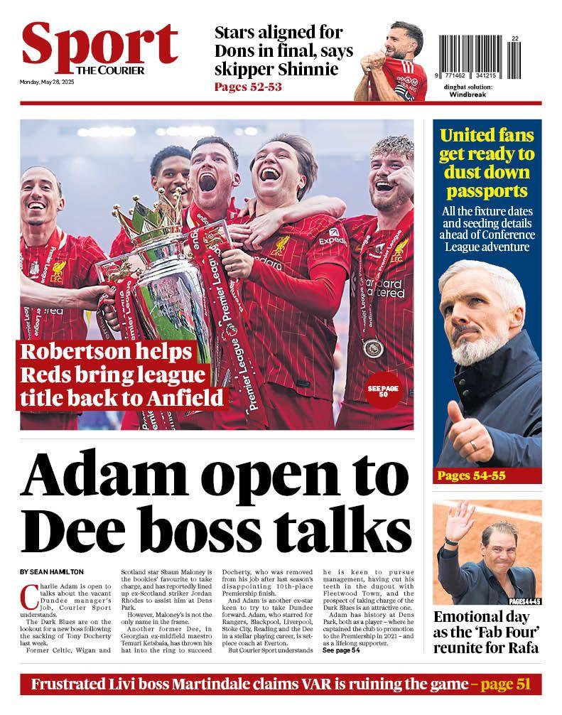 Courier back page