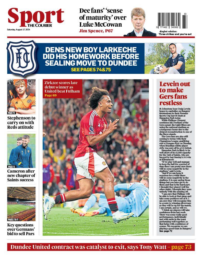 Courier back page