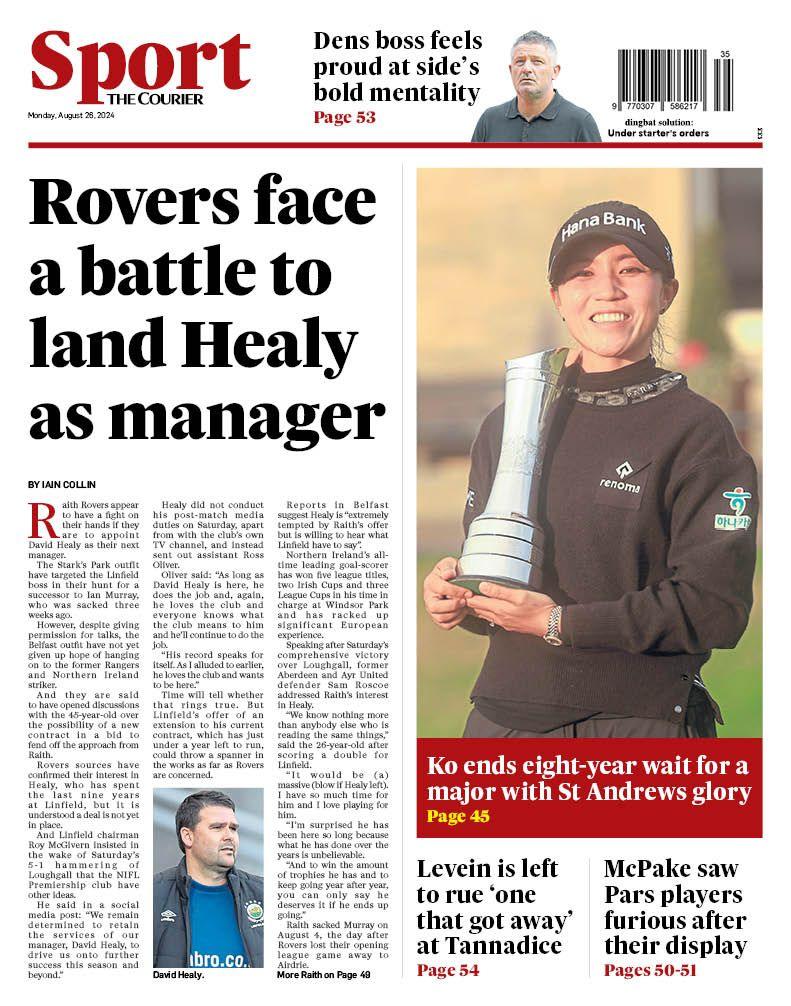 Courier back page