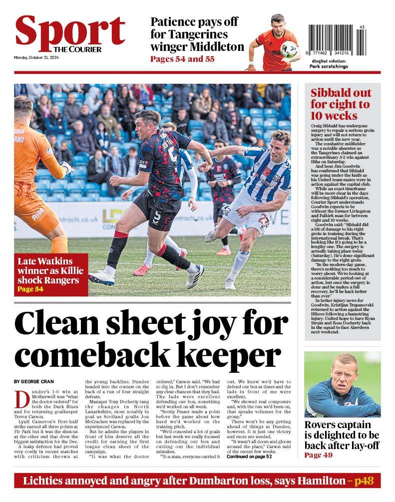 Courier back page