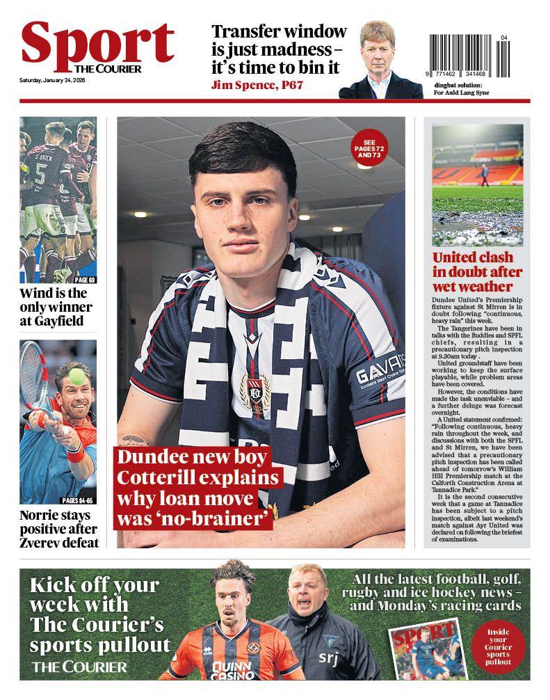 The Courier back page