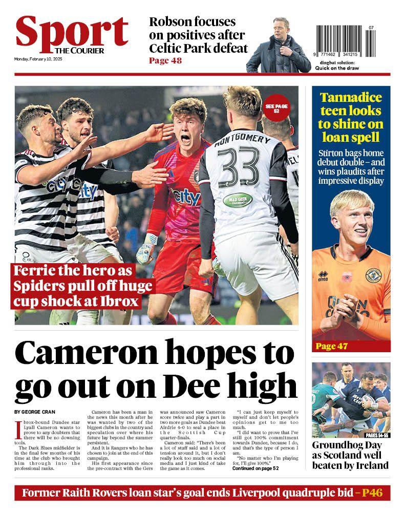 Courier back page