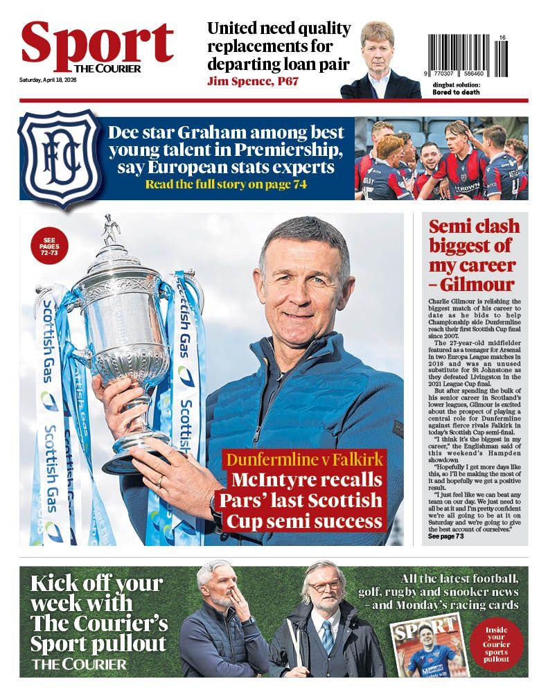 The Courier back page