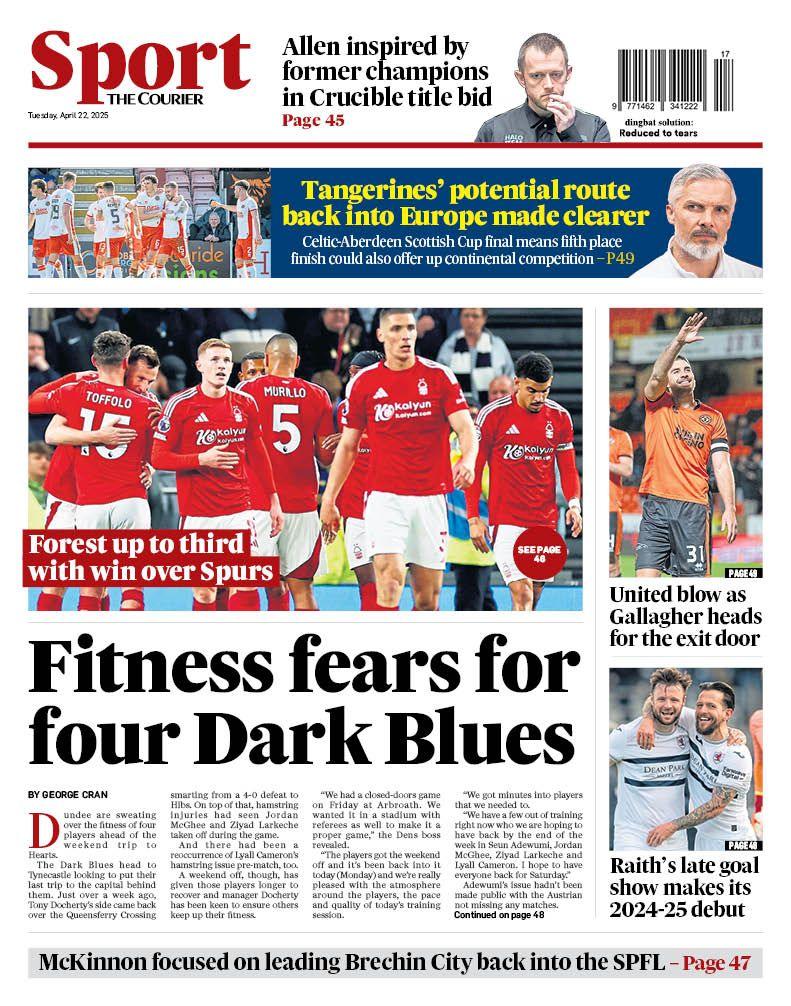 Courier back page
