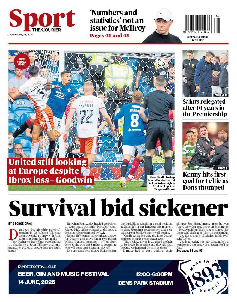 Courier back page