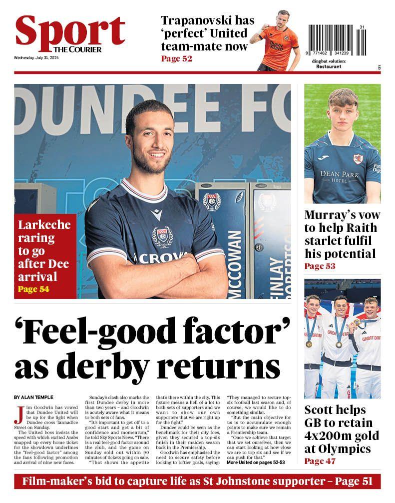 Courier back page