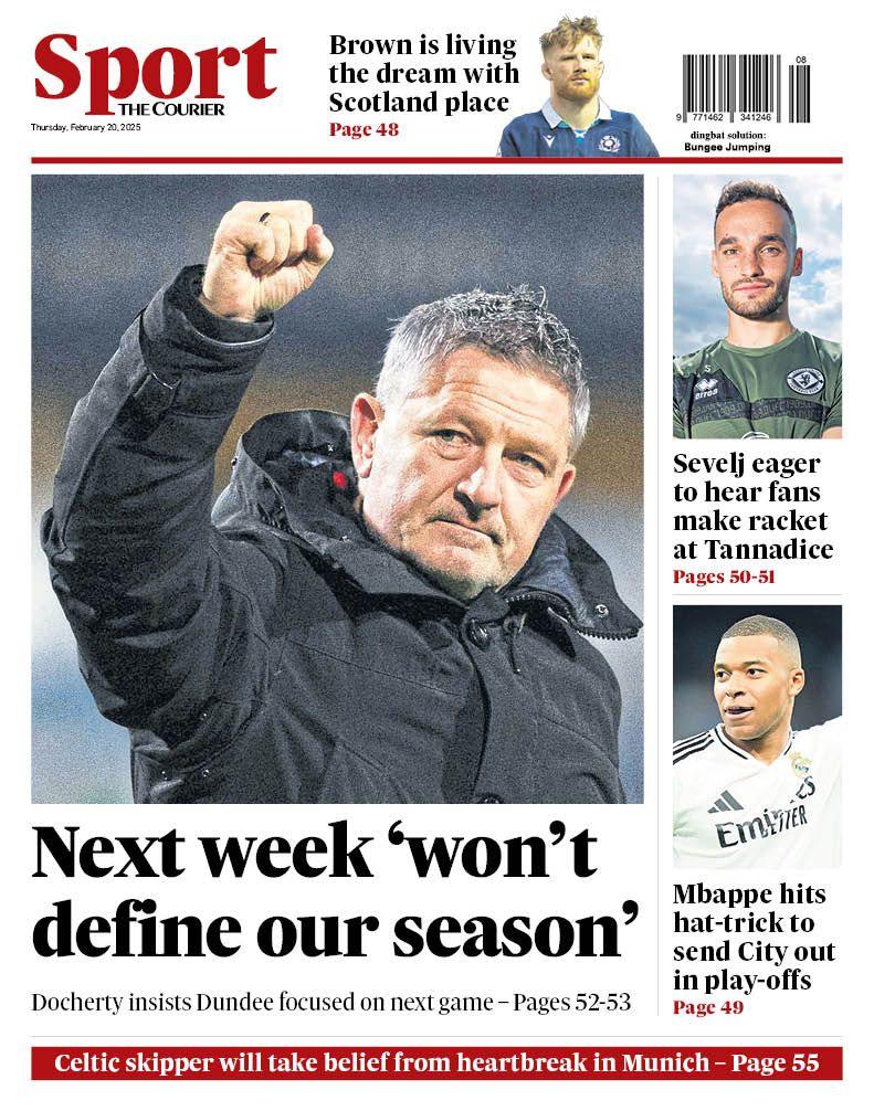 Courier back page