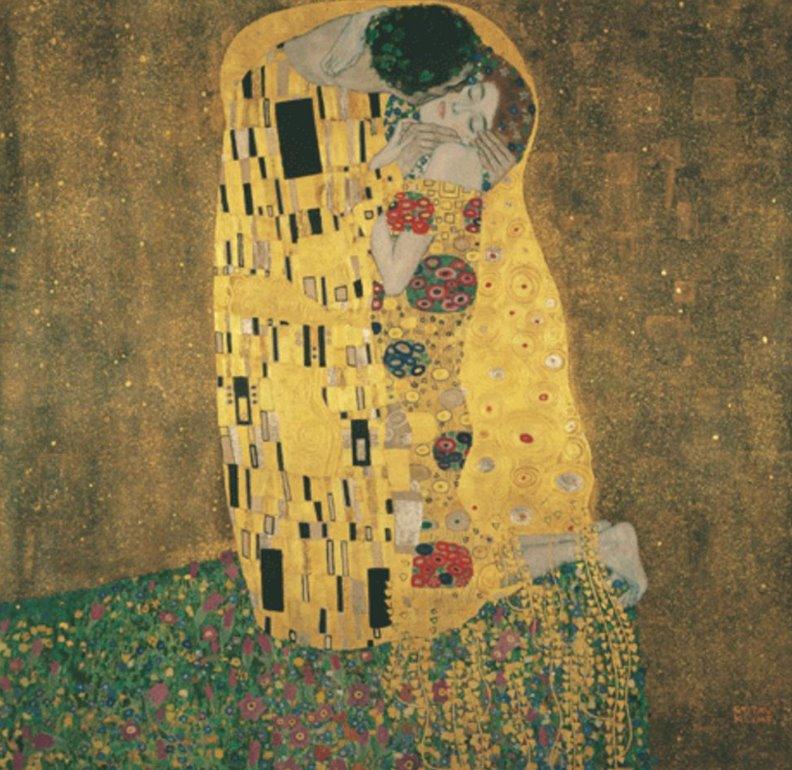 The Kiss painting