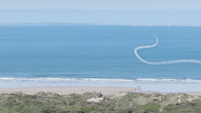 Cables from the site will come ashore at Saunton