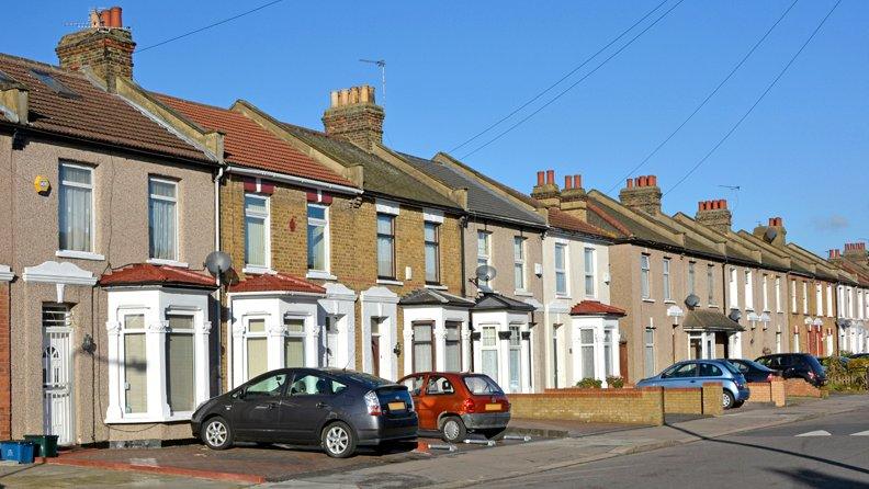 Paved front gardens