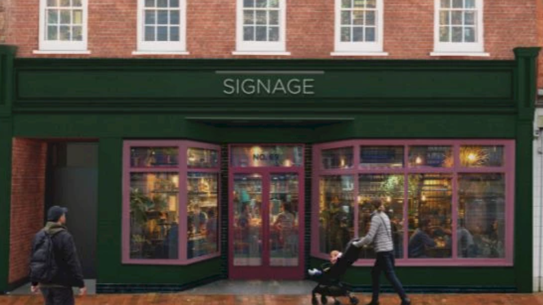 A CGI image of what the new shop on 69 High Street Waverley could look like.