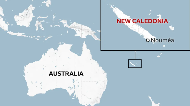 Map of New Caledonia