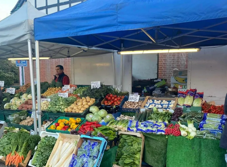 Fruit and veg stall