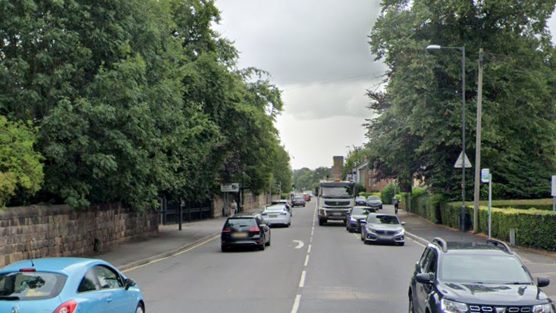 A google street image of Ashbourne Road in Derby