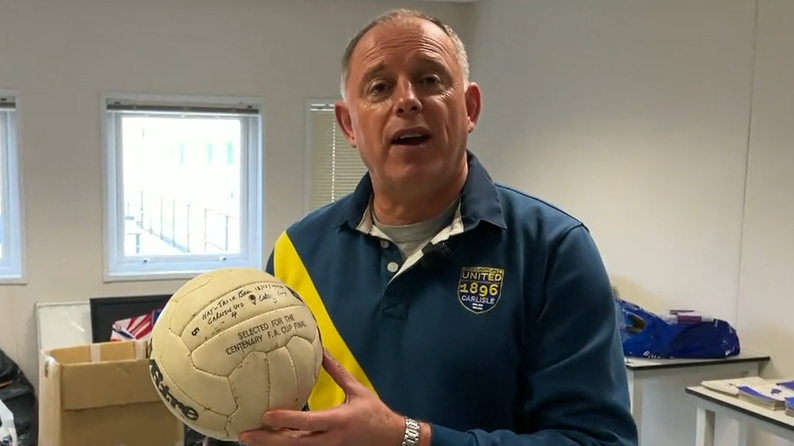 Carlisle United supporter liaison officer Simon Clarkson