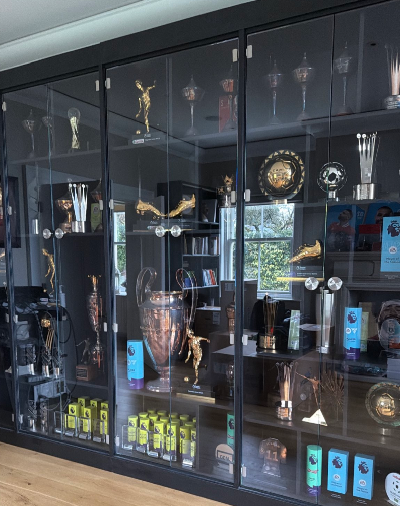 Mohamed Salah's trophy cabinet - Instagram: @miloskerkezofficial