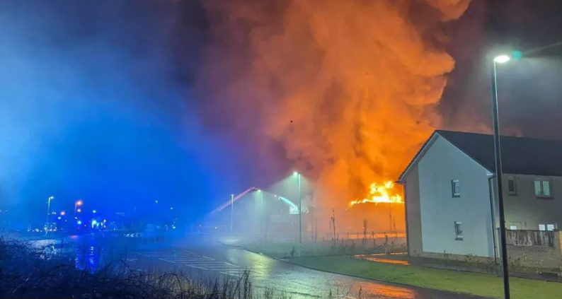 Kilwinning fire