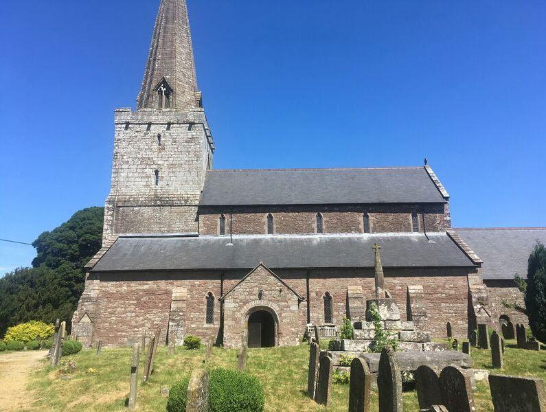 Trellch's key feature - the Church of St Nicholas, Trellech, first built in the 14th Century. Trellech also sees frequently archaeological digs around the village