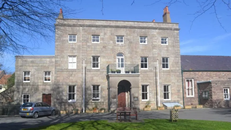 General view of Island Hall in Alderney