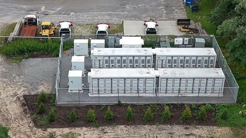 A battery energy storage facility in upstate New York