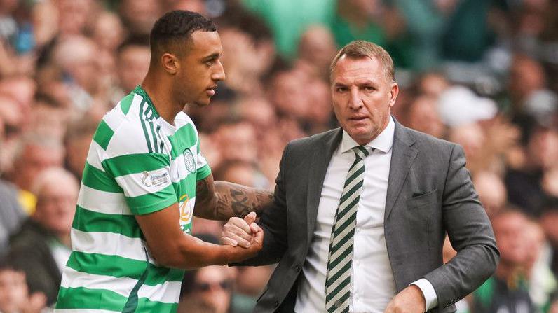 Brendan Rodgers and Adam Idah