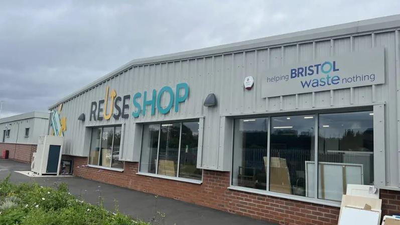 An exterior view of one of Bristol Waste's reuse shops.