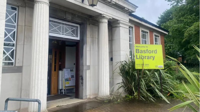 Basford Library in Nottingham