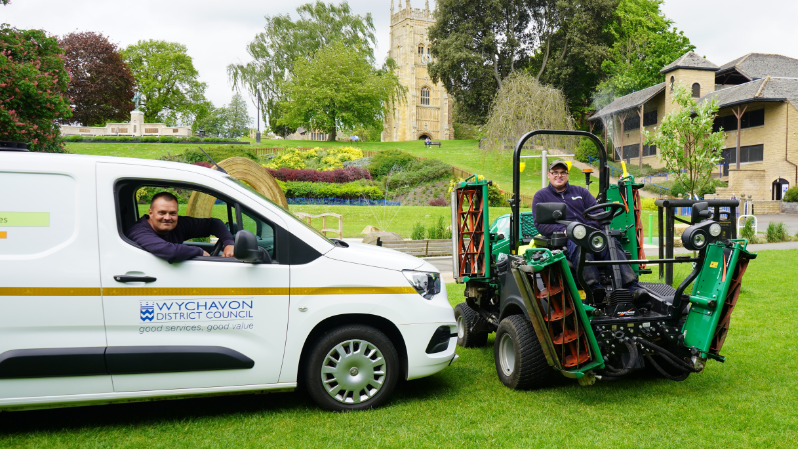 Park maintenance vehicles