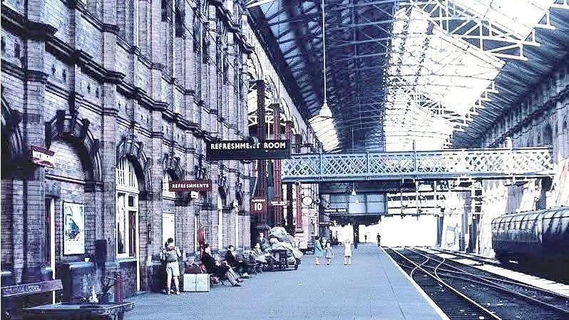 Victoria Station platform, 1960's
