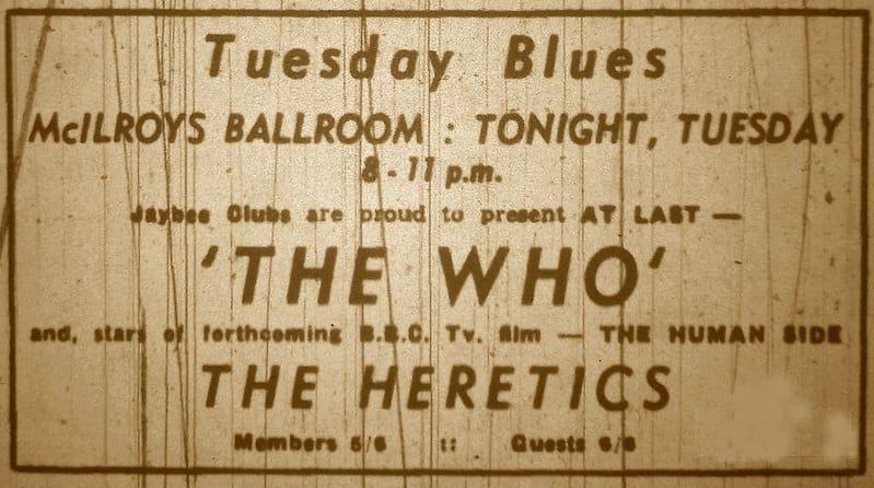 A picture of a ticket for the Tuesday Blues