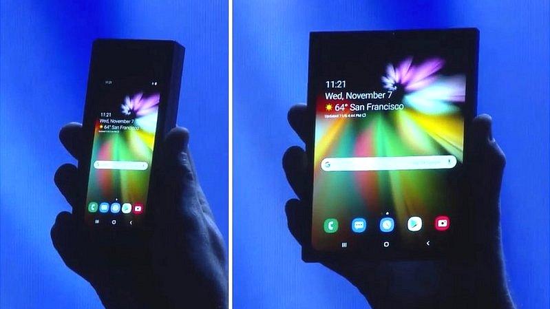 Samsung foldable phone