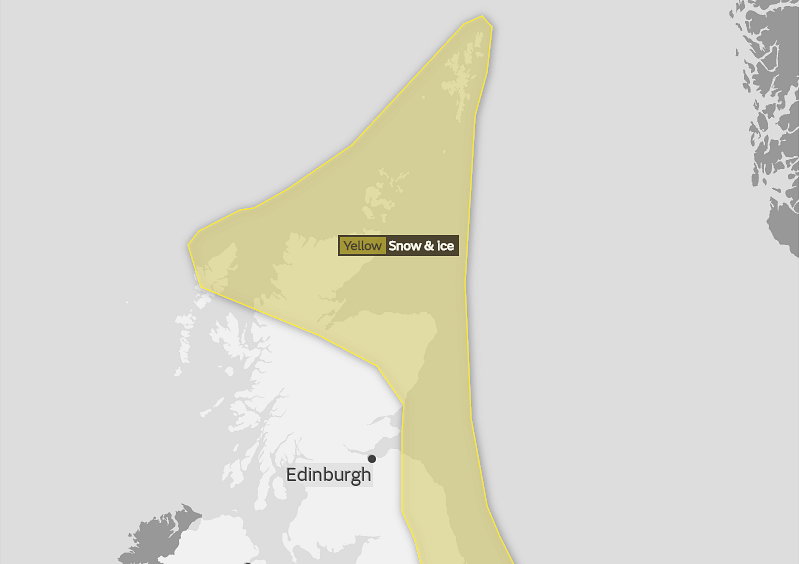 Met Office warning