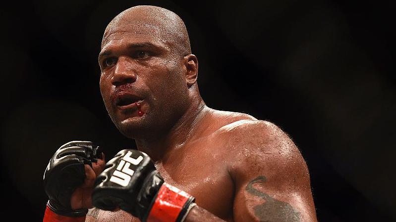 Quinton 'Rampage' Jackson during a UFC fight against Fabio Maldonado in April 2015