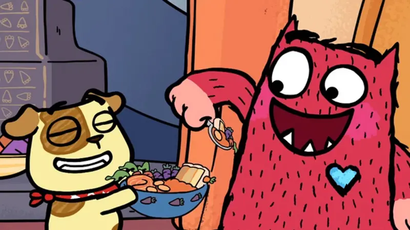 CBeebies Love Monster - Article on getting your child to try new food.