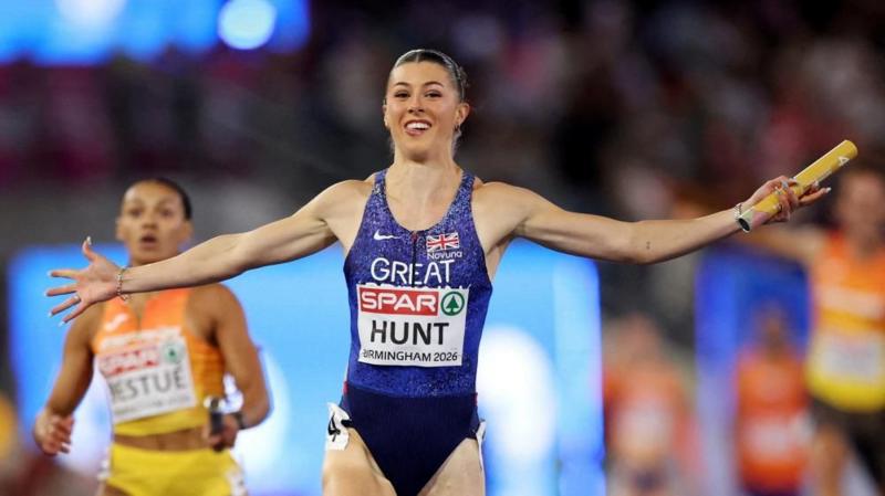 Watch: Sprint sensation Amy Hunt takes gold number four at the European championships