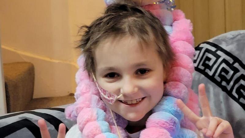 Seven-year-old girl with cancer hopes for 8,000 birthday cards