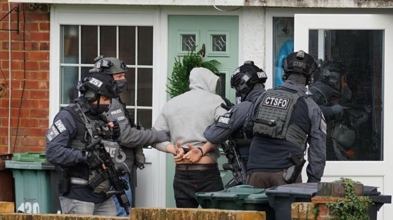 Four arrested in Sussex in right-wing terror investigation