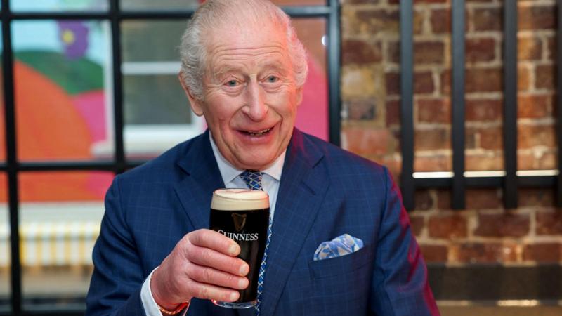 King Charles pours 'perfect pint' at new brewery