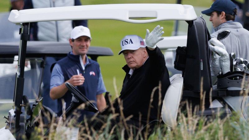 Zack Polanski calls for Trump to be 'kicked out' of his Scottish golf courses