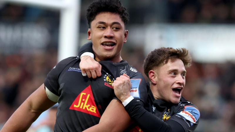 Exeter go second in Prem after beating Leicester