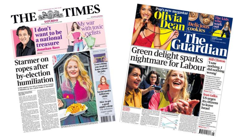 The Papers: 'Starmer on ropes' and 'nightmare for Labour'