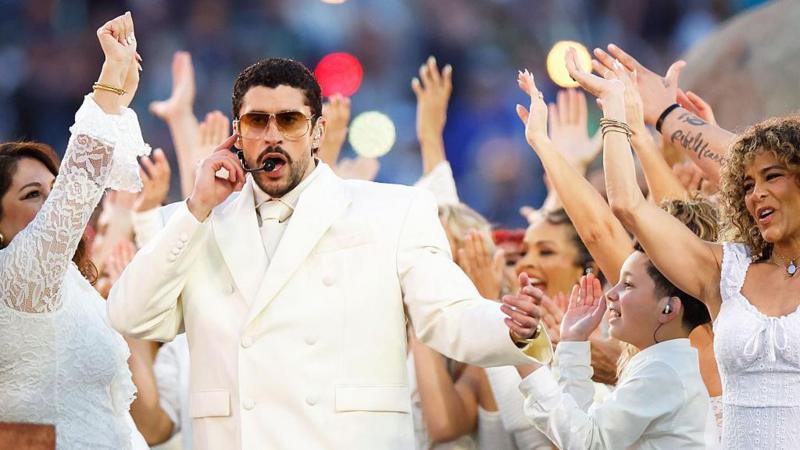 Bad Bunny piles on Puerto Rican patriotism at Super Bowl half-time show