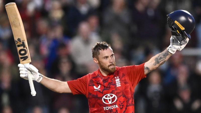Century for Salt on record-breaking night for England