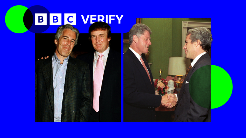 Two US presidents and their long associations with Jeffrey Epstein