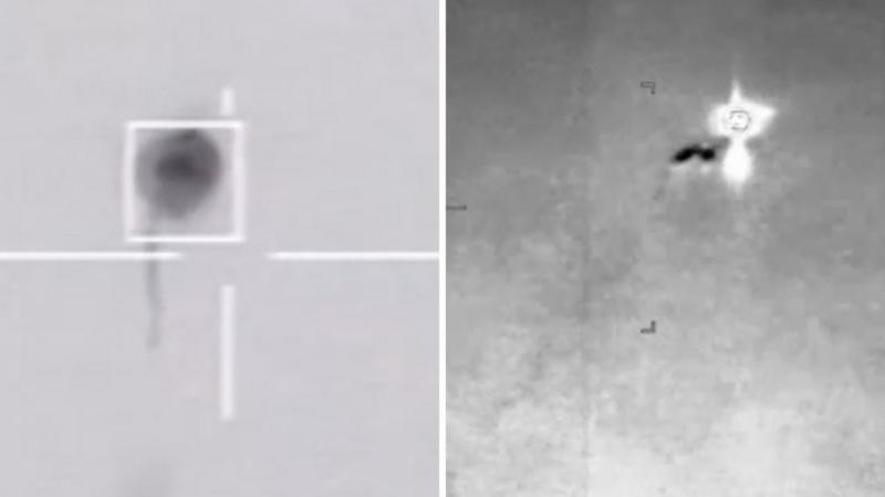 Fighter jet shoots down UFO in newly declassified video